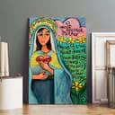 Christian Canvas Print Immaculate Heart Of Mary Christian Canvas Print Immaculate Heart Of Mary