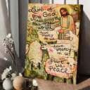 Christian Canvas Print Lamb Of God Jesus Christ