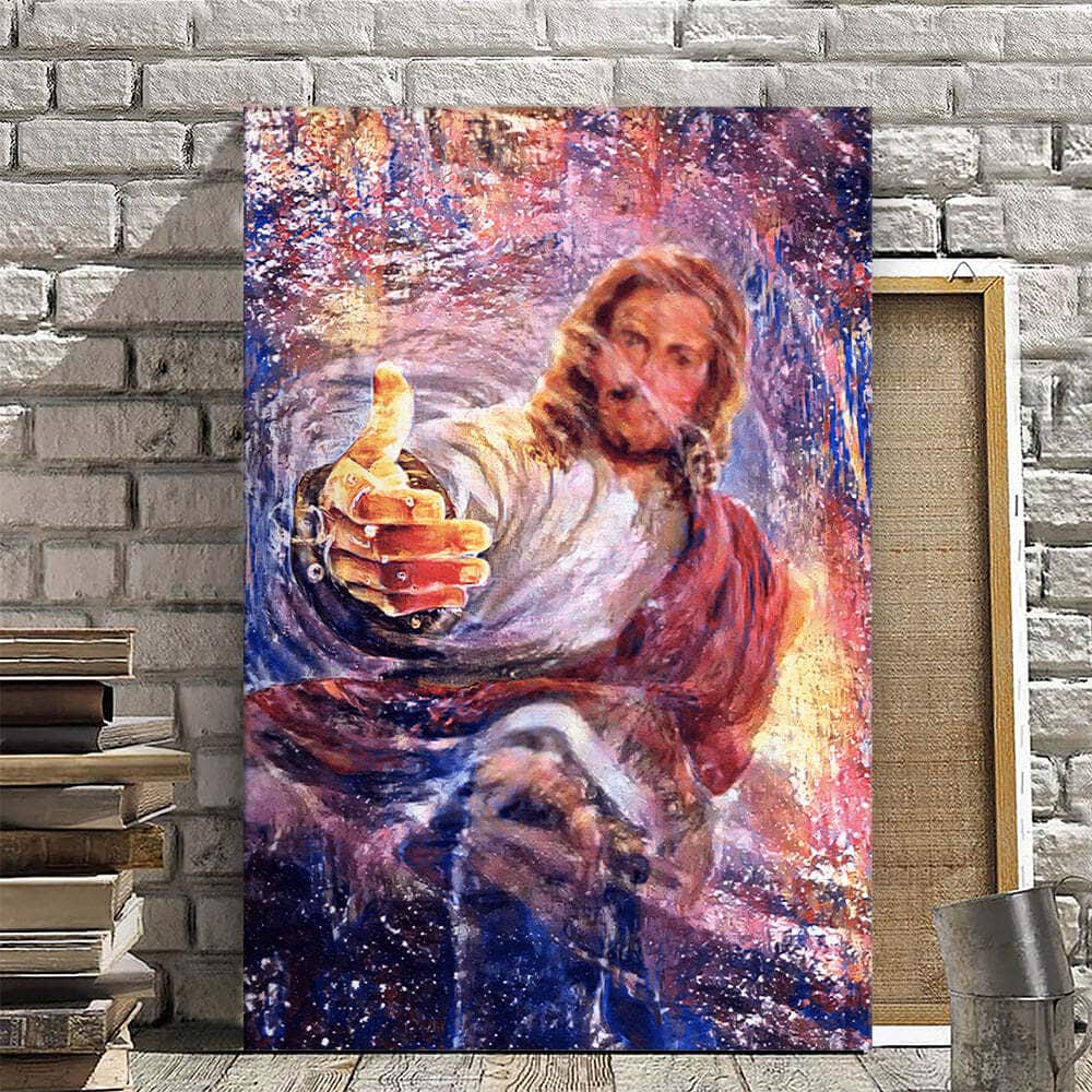 Christian Canvas Print Hand Of God Knowing Jesus Christian Canvas Print Hand Of God Knowing Jesus