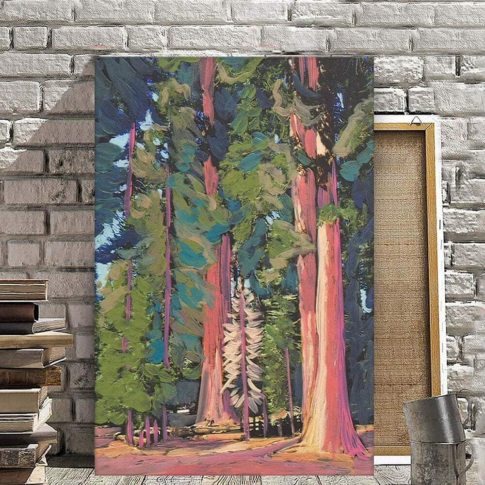 Christian Canvas Print Redwood National Park Travel