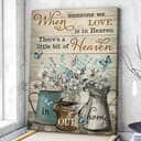 Christian Canvas Print When Someone We Is In Heaven Butterfly