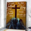 Christian Canvas Print I Will Instruct You And Teach You