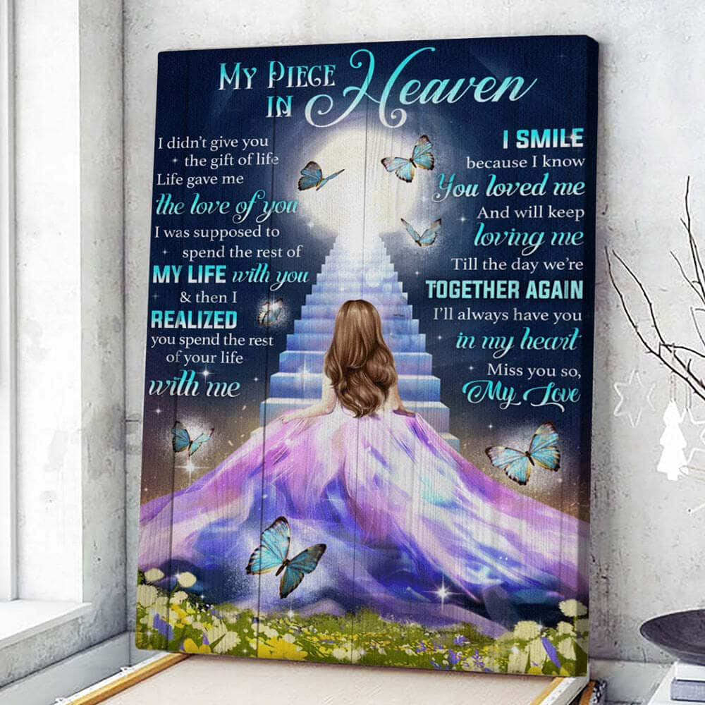 Christian Canvas Print My Piece In Heaven