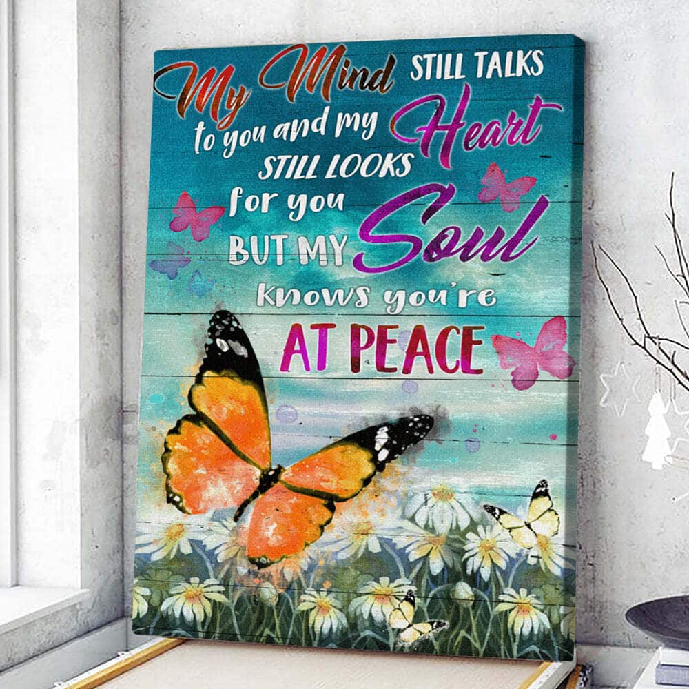 Christian Canvas Print My Mind Still Talk To You Christian Canvas Print My Mind Still Talk To You