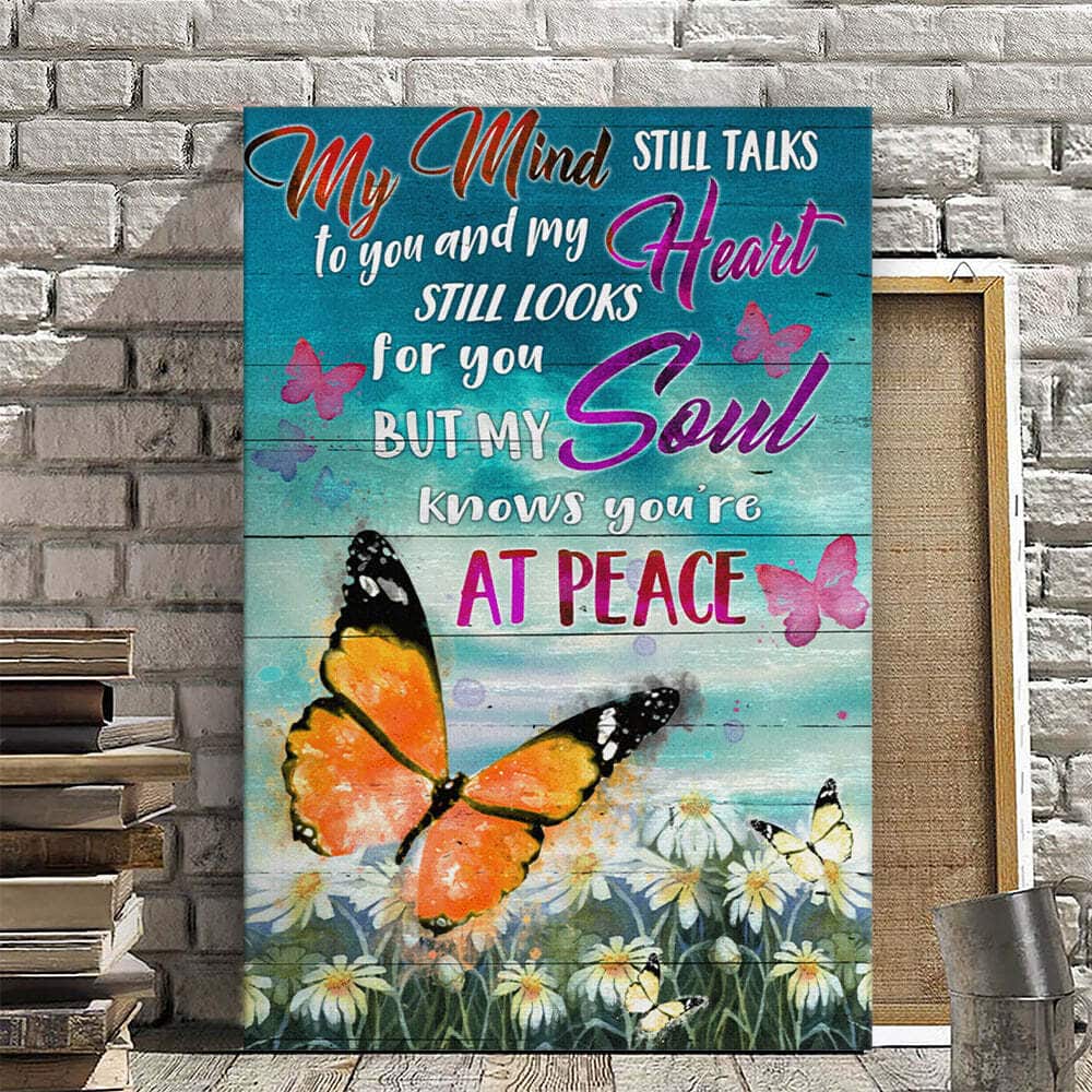 Christian Canvas Print My Mind Still Talk To You Christian Canvas Print My Mind Still Talk To You
