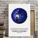 Christian Canvas Print Plans To Give You A Hope & A Future Jeremiah 29:11