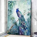 Christian Canvas Print Peacocks Song 4:7 How Beautiful You Are My Love In Every Way