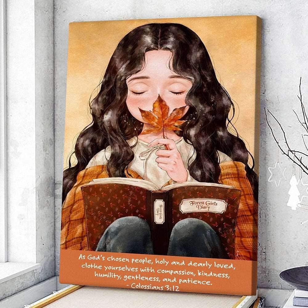 Christian Canvas Print As God's Chosen People Holy And Dearly Loved Christian Canvas Print As God's Chosen People Holy And Dearly Loved