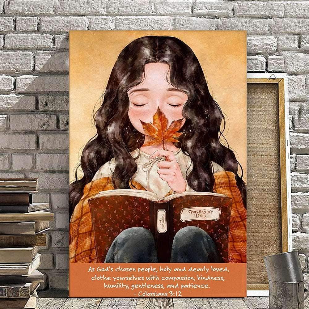 Christian Canvas Print As God's Chosen People Holy And Dearly Loved Christian Canvas Print As God's Chosen People Holy And Dearly Loved