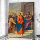 Christian Canvas Print Stations Of The Cross Saint Mary