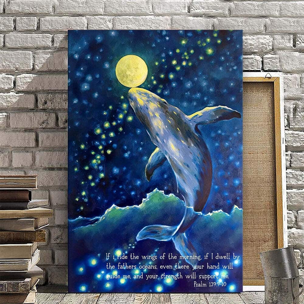 Christian Canvas Print If I Ride The Wings Of The Morning Psalm 139:9-10 Christian Canvas Print If I Ride The Wings Of The Morning Psalm 139:9-10