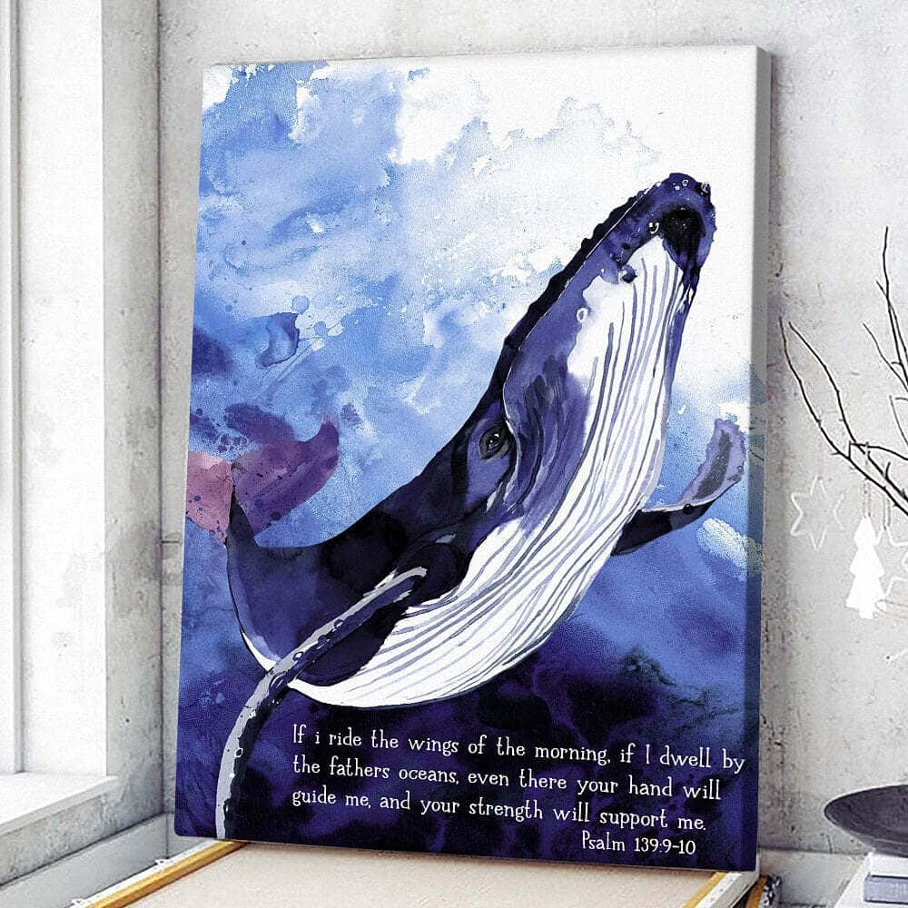 Christian Canvas Print If I Dwell By The Fathers Oceans Christian Canvas Print If I Dwell By The Fathers Oceans