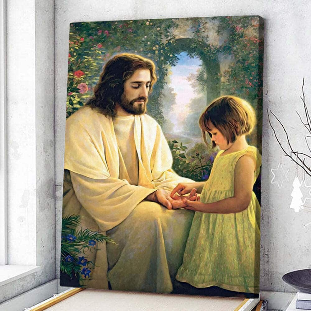 Christian Jesus Canvas Print I Feel My Savior's Love Christian Jesus Canvas Print I Feel My Savior's Love
