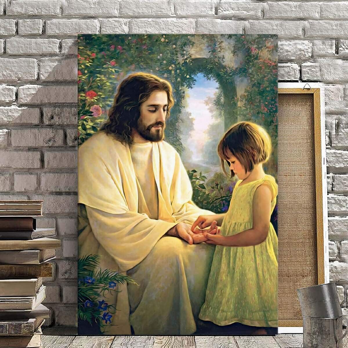 Christian Jesus Canvas Print I Feel My Savior's Love Christian Jesus Canvas Print I Feel My Savior's Love