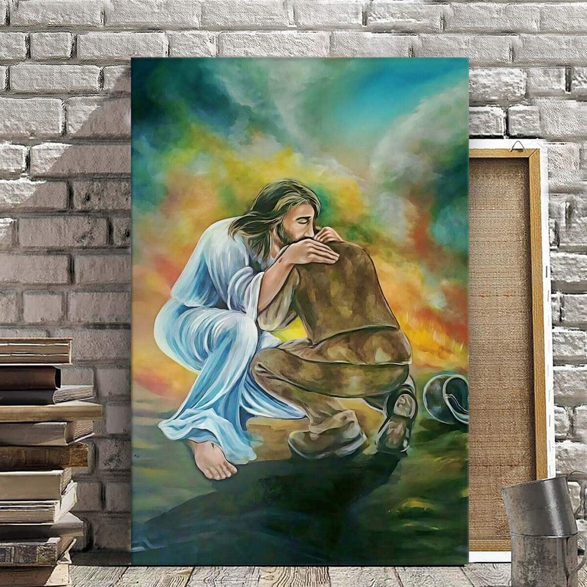 Christian Canvas Print Prophet Jesus Religious