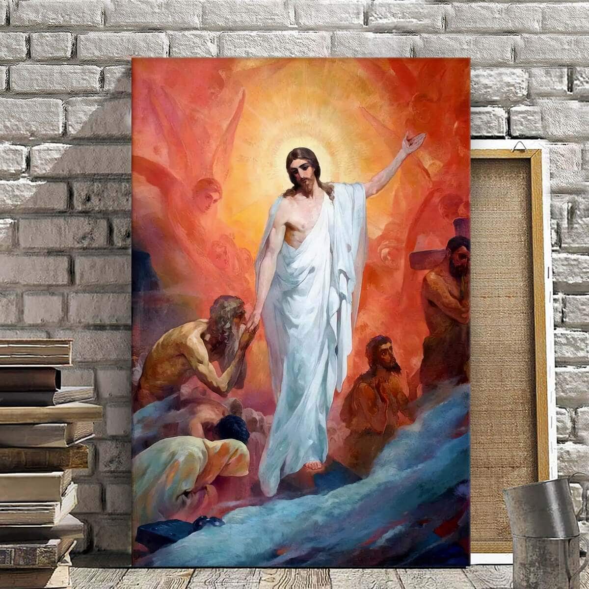 Christian Jesus Canvas Print How To Pray The Chaplet Of The Holy Souls