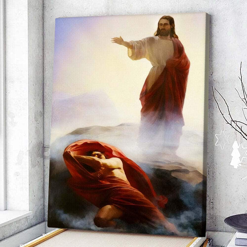 Christian Jesus Canvas Print The Temptation Of Christ Christian Jesus Canvas Print The Temptation Of Christ