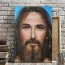 Jesus Face Christian Our God Canvas Print