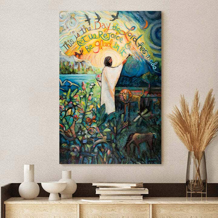 Christian Jesus Canvas Print This Is The Day The Lord Has Made Christian Jesus Canvas Print This Is The Day The Lord Has Made