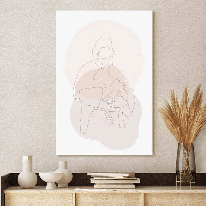 Christian Canvas Print Jesus Christ And Lamb Christian Canvas Print Jesus Christ And Lamb