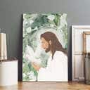 Christian Canvas Print My Peace Jesus With Dove