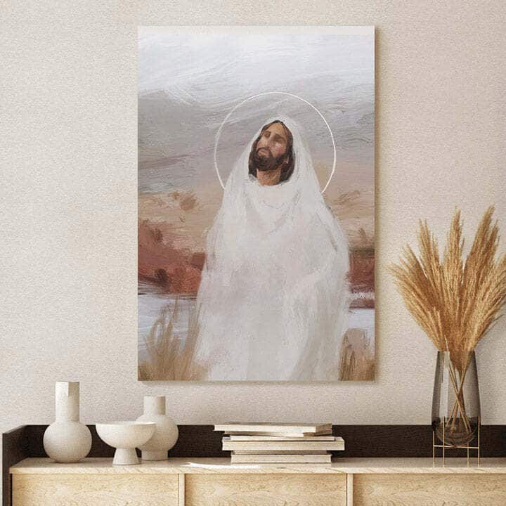 Christian Canvas Print He Seeks Me As I Wander