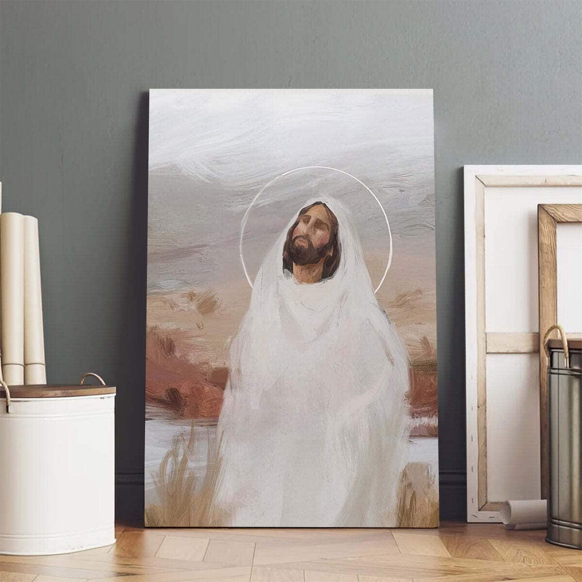 Christian Canvas Print He Seeks Me As I Wander