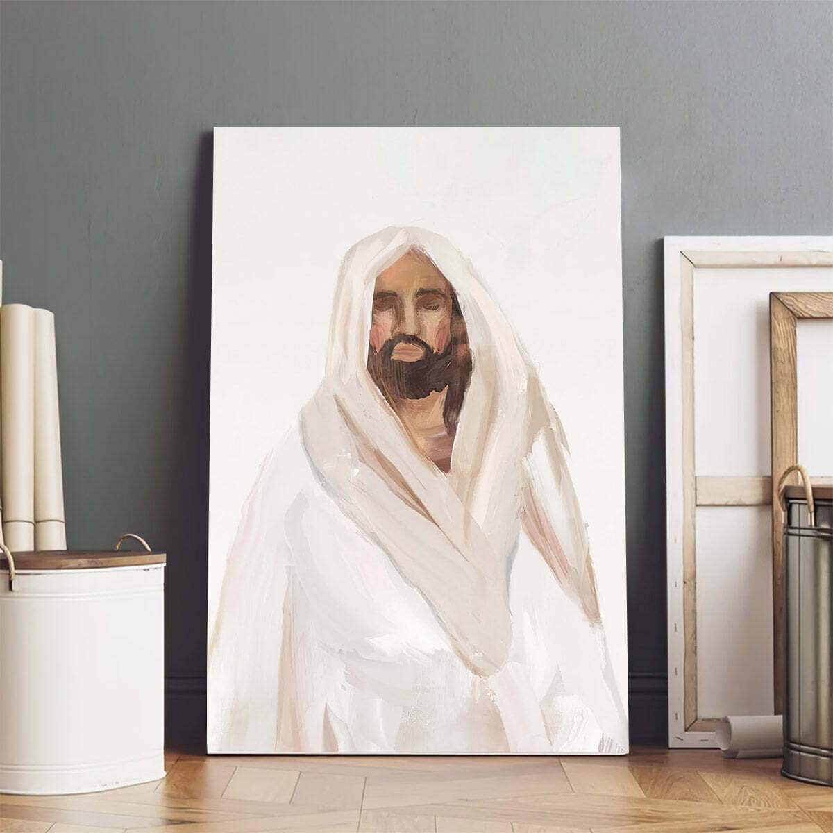 Christian Canvas Print Lovest Thou Me
