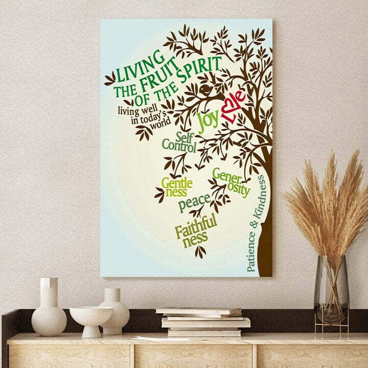 Christian Canvas Print Living The Fruit Of The Spirit Christian Canvas Print Living The Fruit Of The Spirit