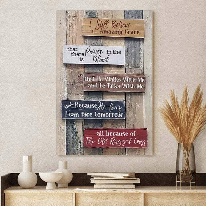 Christian Canvas Print He Walks With Me And He Talks With Me Christian Canvas Print He Walks With Me And He Talks With Me