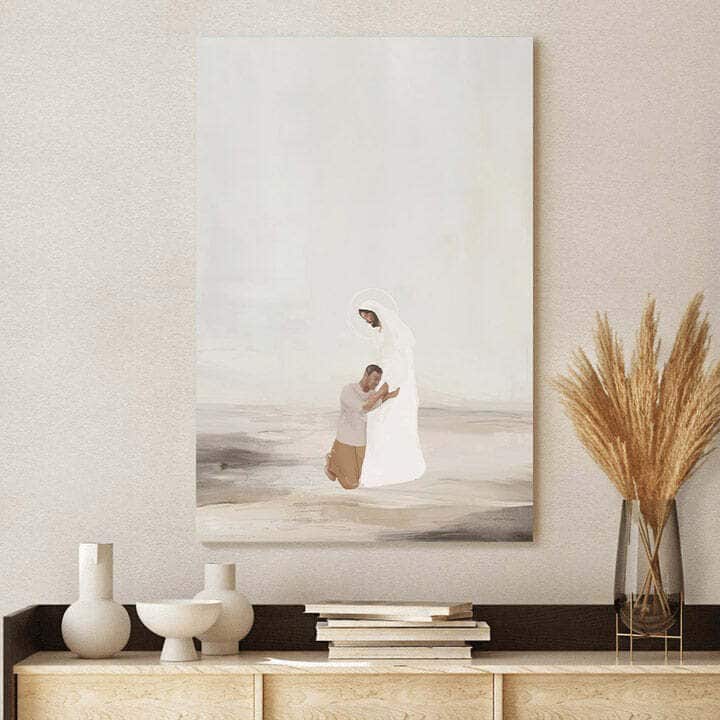 Christian Canvas Print He Who Strengthens Me Christian Canvas Print He Who Strengthens Me