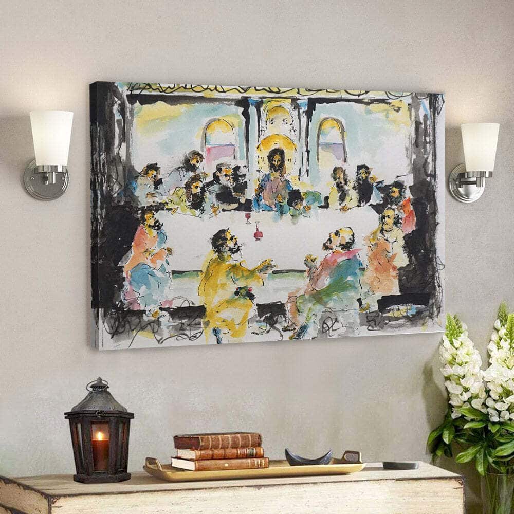 Christian Canvas Wall Art The Last Supper Religious Christian Canvas Wall Art The Last Supper Religious