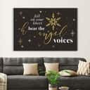 Christian Canvas Wall Art Fall On Your Knees Oh Hear The Angel Voices