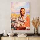 Lamb Of God Jesus Canvas Print Gift For Christian