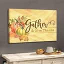 Christian Thanksgiving Canvas Wall Art Gather And Give Thanks Christian Thanksgiving Canvas Wall Art Gather And Give Thanks