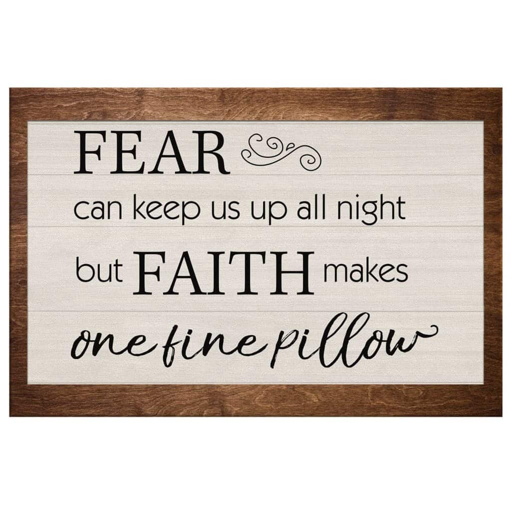 Christian Canvas Wall Art Faith Makes One Fine Pillow Christian Canvas Wall Art Faith Makes One Fine Pillow