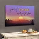Mountain Sunset Christian Give It To God And Go To Sleep Canvas Wall Art Mountain Sunset Christian Give It To God And Go To Sleep Canvas Wall Art