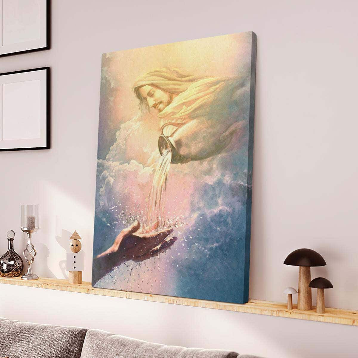Christian Canvas Print Water Of Life Christian Canvas Print Water Of Life