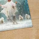 Christian Canvas Print Radiance Jesus And Snow Christian Canvas Print Radiance Jesus And Snow