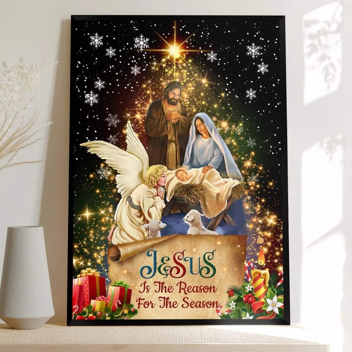 Christian Canvas Print Jesus Is The Reason For The Season Christmas Christian Canvas Print Jesus Is The Reason For The Season Christmas