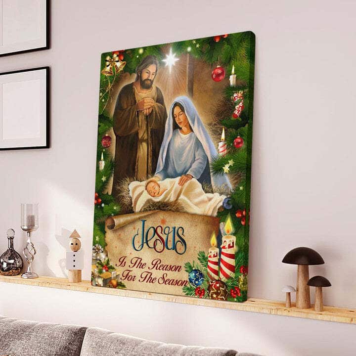 Christian Canvas Print Jesus Is The Reason For The Season Christmas Christian Canvas Print Jesus Is The Reason For The Season Christmas