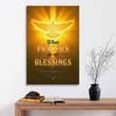Christian Canvas Print When Prayers Go Up Blessings Come Down Christian Canvas Print When Prayers Go Up Blessings Come Down