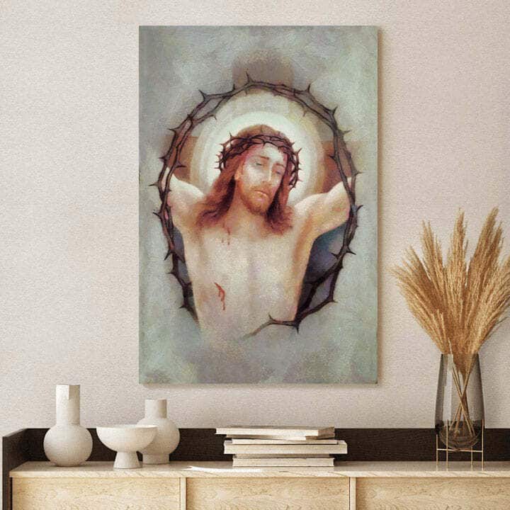 Christian Canvas Print Jesus Christ After The Crucifixion Religious Christian Canvas Print Jesus Christ After The Crucifixion Religious