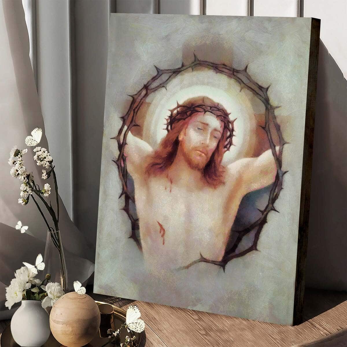Christian Canvas Print Jesus Christ After The Crucifixion Religious Christian Canvas Print Jesus Christ After The Crucifixion Religious