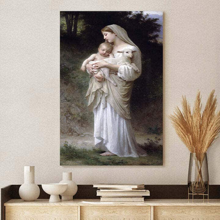 Christian Canvas Print Innocence Christian Canvas Print Innocence