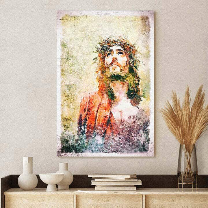 Christian Canvas Print Holy Jesus Christ Christian Canvas Print Holy Jesus Christ