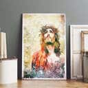 Christian Canvas Print Holy Jesus Christ Christian Canvas Print Holy Jesus Christ