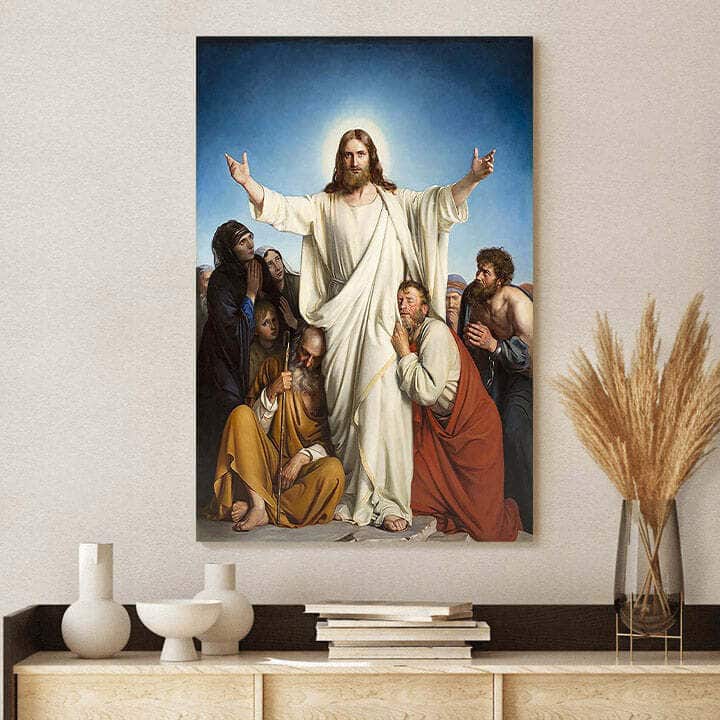 Christian Canvas Print Christ The Consolator Carl Heinrich Bloch