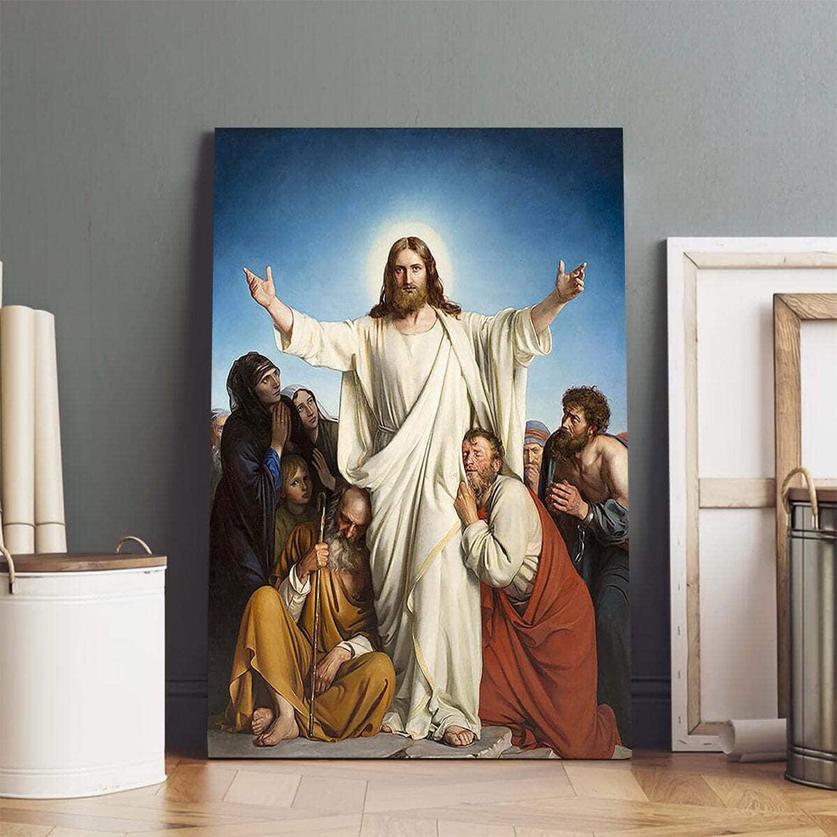 Christian Canvas Print Christ The Consolator Carl Heinrich Bloch