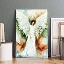 Christian Canvas Print Angel Catholic Christian Canvas Print Angel Catholic